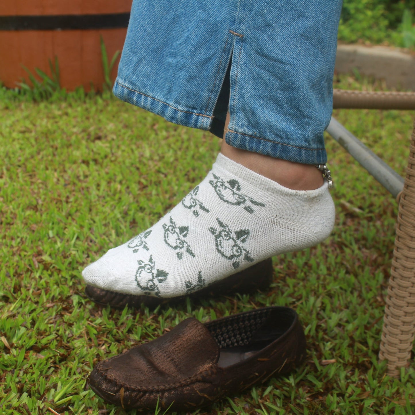 Herby Print Socks