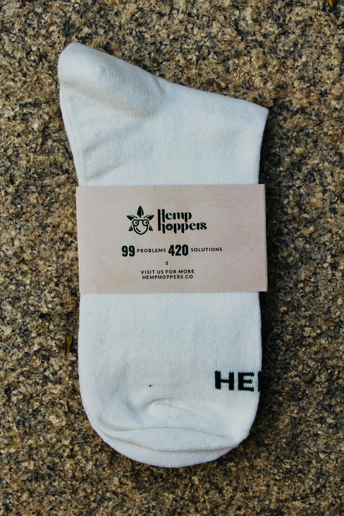 Pack of 2 Socks (Herbed Crew Green + Cloud White Quarter)