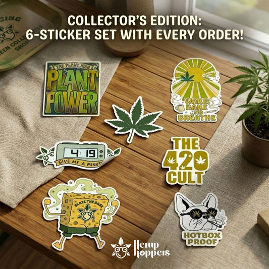 Hemp Collectors Edition sticker set