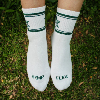 Cloud White Quarter Socks