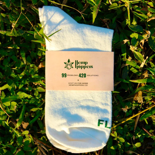 Cloud White Quarter Socks